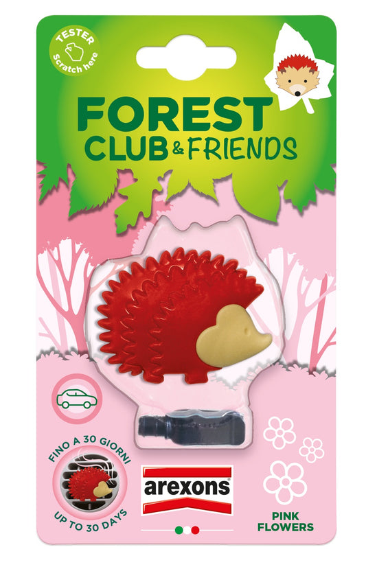 AREXONS FOREST CLUB CAR PERFUME RICCIO PINK FLOWERS