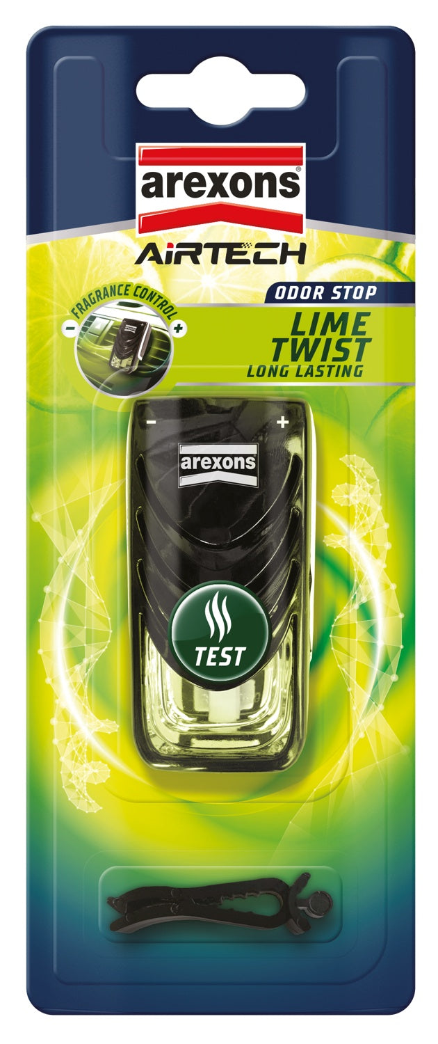 AREXONS AIRTECH CAR KIT PERFUME 7ML LIME TWIST