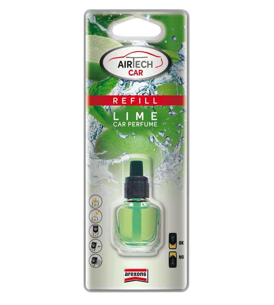 AREXONS AIRTECH CAR PERFUME REFILL 7ML LIME