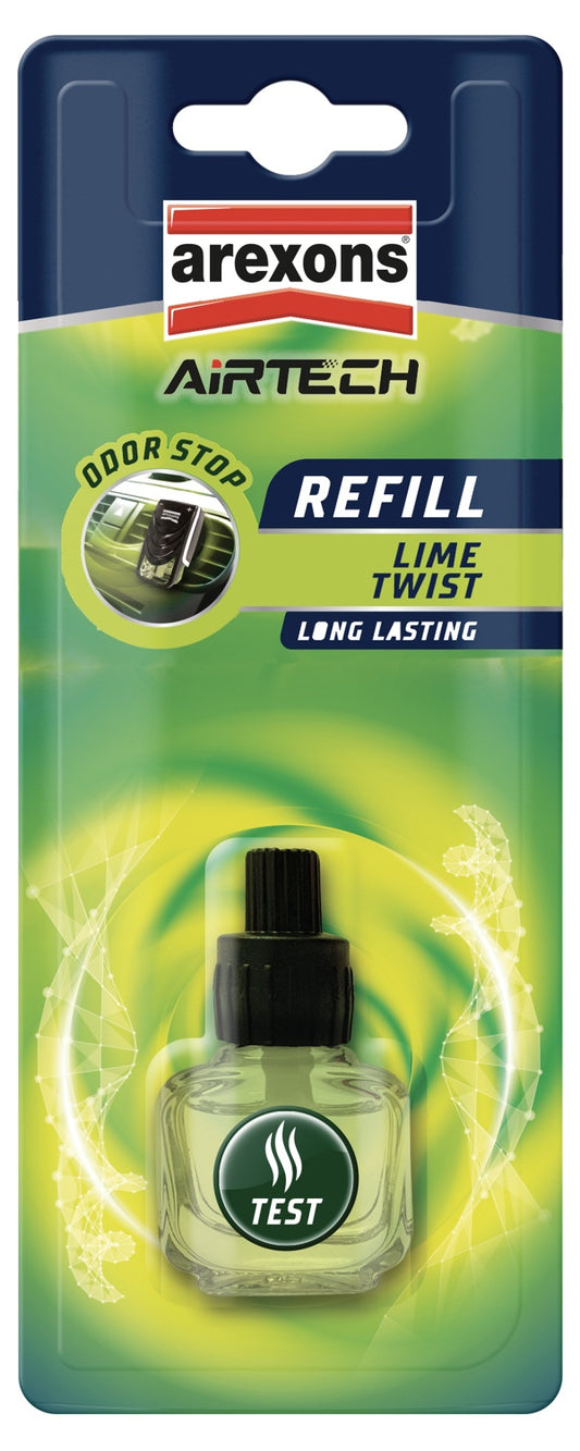 AREXONS AIRTECH CAR PERFUME REFILL 7ML LIME TWIST