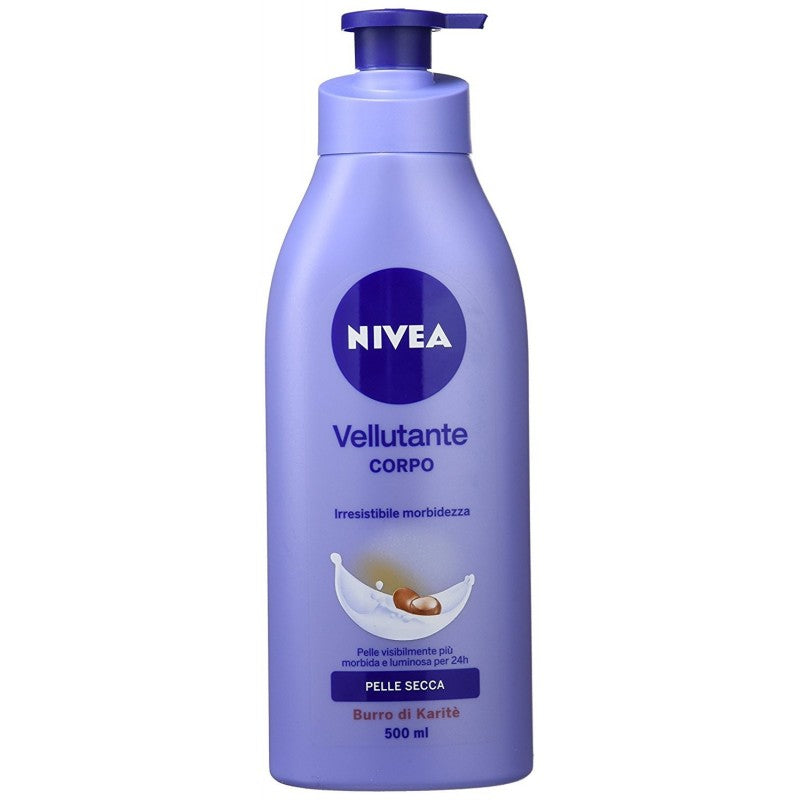 NIVEA CREMA CORPO 500ML VELLUTANTE BURRO DI KARITE' PELLE SECCA