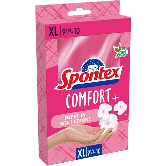 SPONTEX COMFORT FELPATI IN SETA E COTONE XL 9 1/2-10