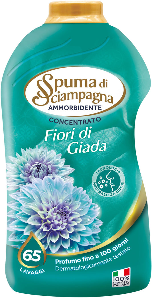 SPUMA DI SCIAMPAGNA AMMORBIDENTE CONCENTRATO 1300ML 65LAV. FIORI DI GIADA