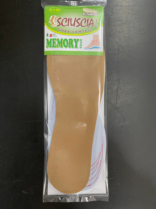 SCIUSCIA' SOLETTE MEMORY FOAM 36/46 ART.082/084