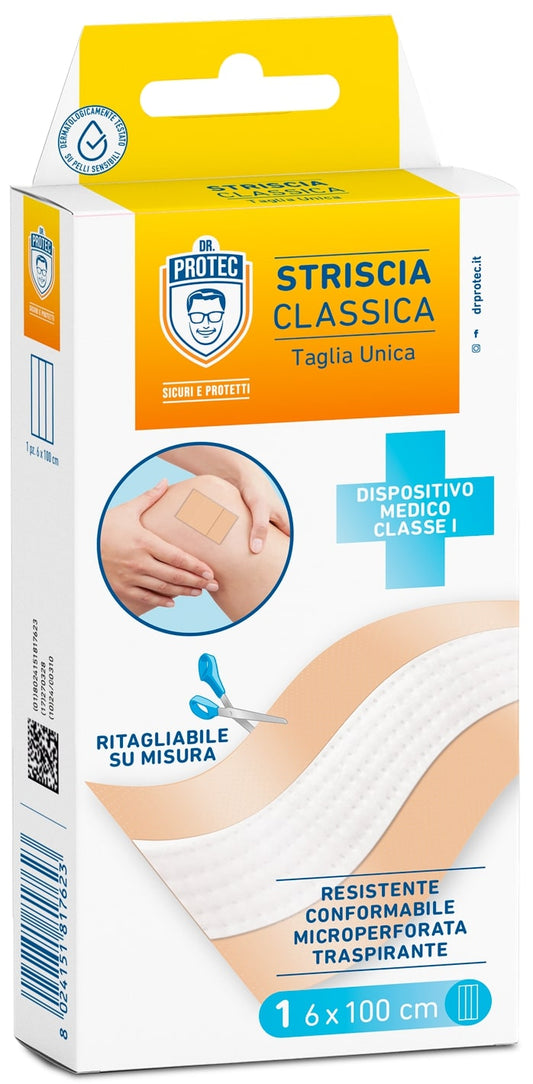 DR. PROTECT STRISCIA CLASSICA TAGLIA UNICA CM.6X100 1PZ