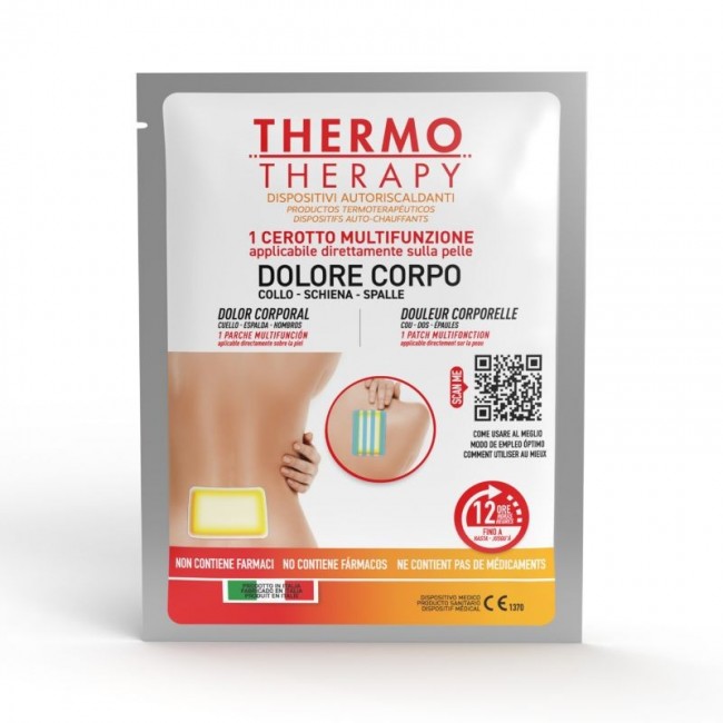 THERMO THERAPY DISPOSITIVI AUTORISCALDANTI CEROTTO MULTIFUNZIONE DOLORE CORPO 1PZ