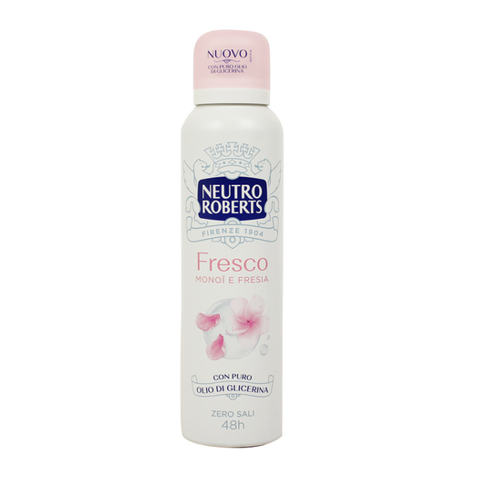 NEUTRO ROBERTS DEO SPRAY 150ML FRESCO MONOI & FRESIA CON OLIO DI GLICERINA