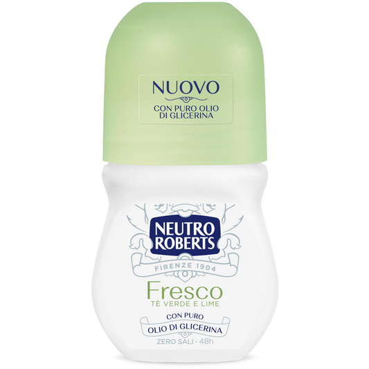 NEUTRO ROBERTS DEO ROLL-ON 50ML FRESCO TE' VERDE E LIME CON OLIO DI GLICERINA