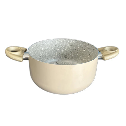 ARBEMA CASSERUOLA ALLUMINIO CON MANICI ANTISCIVOLO CM.22