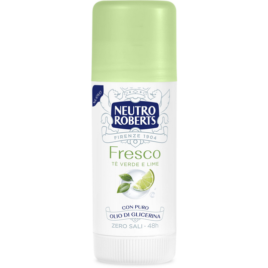 NEUTRO ROBERTS DEO STICK 40ML FRESCO TE' VERDE E LIME CON OLIO DI GLICERINA