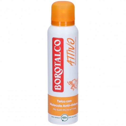 BOROTALCO DEO SPRAY 150ML ATTIVO ARANCIONE MANDARINO E NEROLI