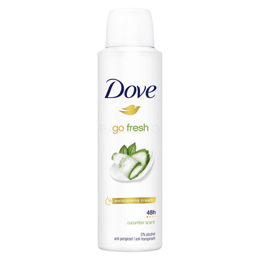 DOVE DEO SPRAY 150ML GO FRESH CUCUMBER SCENT 48H