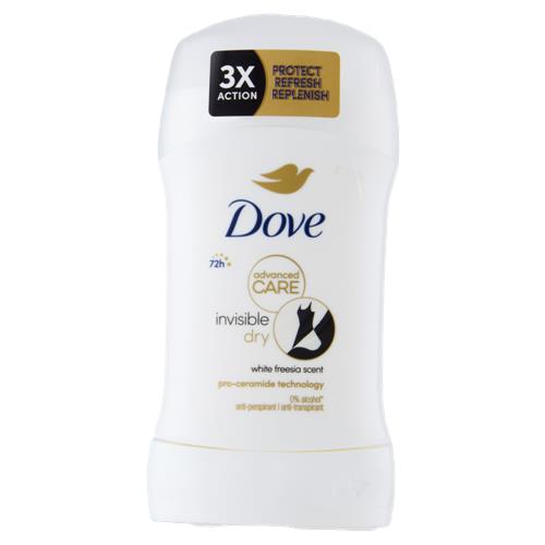 DOVE DEO STICK 50ML ADVANCED CARE INVISIBLE DRY FRESIA SCENT 72H