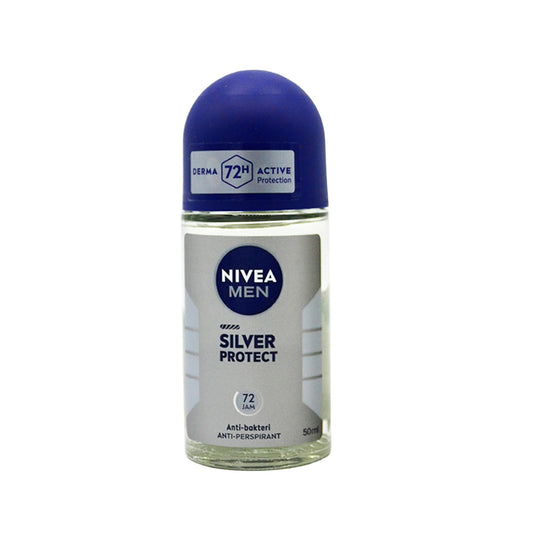 NIVEA MEN DEO ROLL-ON 50ML SILVER PROTECT 72H