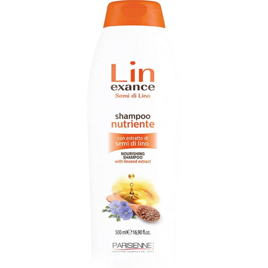PARISIENNE LIN EXANCE SEMI DI LINO SHAMPOO NUTRIENTE CON ESTRATTO DI SEMI DI LINO 500ML