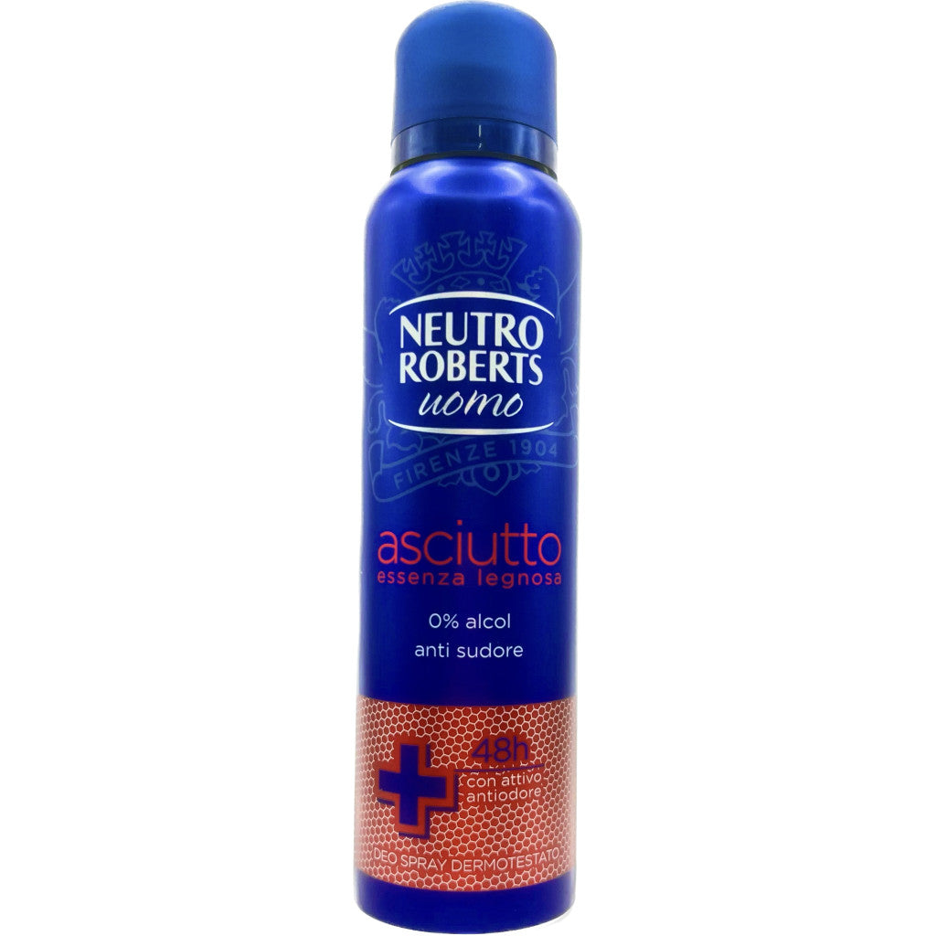 NEUTRO ROBERTS UOMO DEO SPRAY 150ML ASCIUTTO ESSENZA LEGNOSA