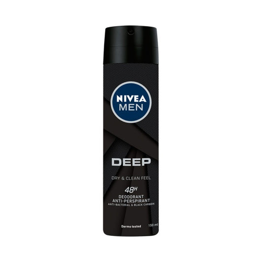 NIVEA MEN DEO SPRAY 150ML DEEP DRY & CLEAN FEEL