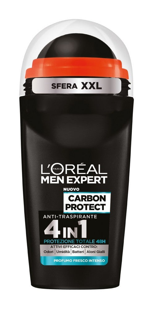 L'OREAL MEN DEO ROLL-ON 50ML CARBON PROTECT 4IN1