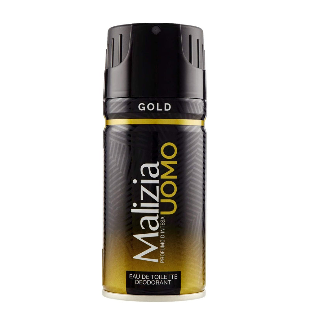 MALIZIA UOMO EDT DEO SPRAY 150ML GOLD