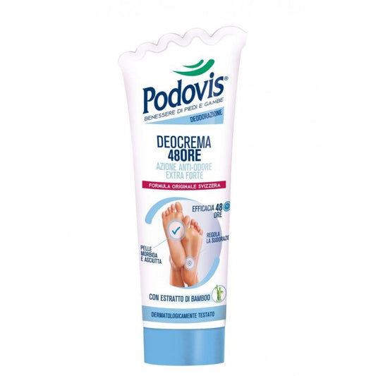 PODOVIS PIEDI E GAMBE DEOCREMA 48ORE 100ML CON ESTRATTO DI BAMBOO