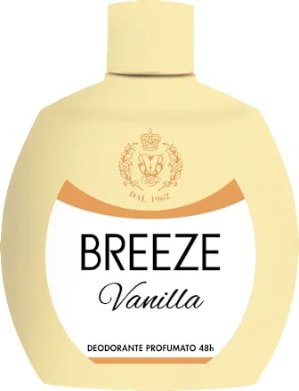 BREEZE DEO SQUEEZE 100ML VANILLA