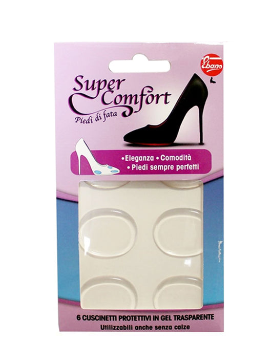 EBANO SUPER COMFORT 6 CUSCINETTI PROTETTIVI IN GEL TRASPARENTE