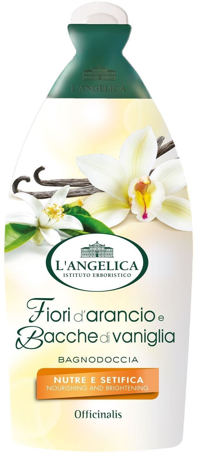 L'ANGELICA BAGNODOCCIA 500ML FIORI D'ARANCIO E BACCHE DI VANIGLIA
