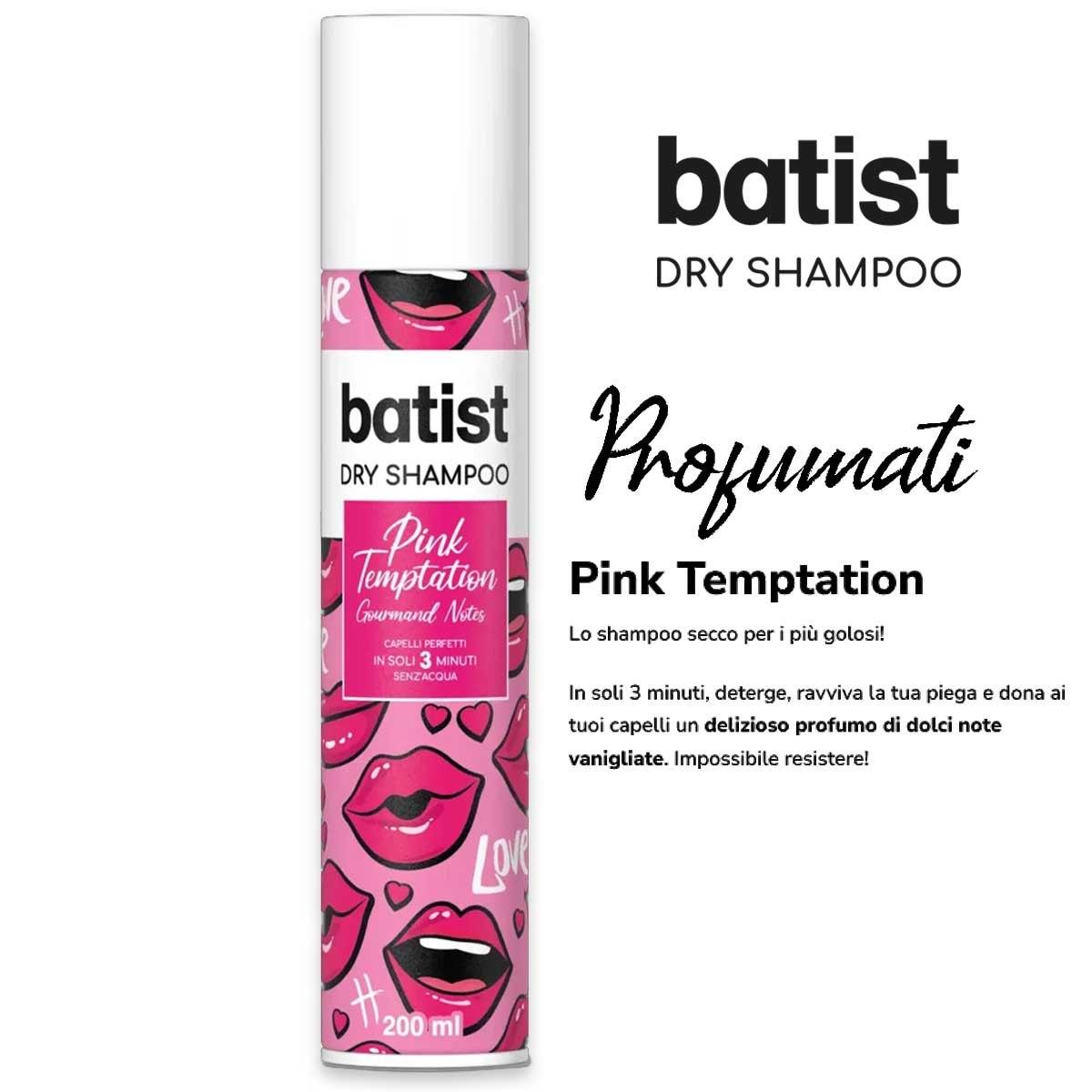 BATIST DRY SHAMPOO SENZ'ACQUA 200ML PINK TEMPTATION
