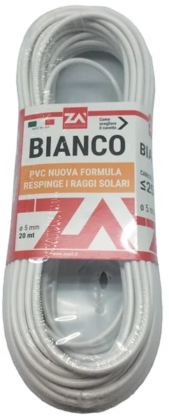 ZA EASYHOME CAVETTO OTTONATO 5MMX20M BIANCO