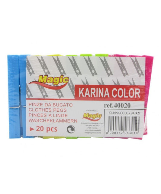 MAGIC PINZE DA BUCATO KARINA COLOR 20PZ