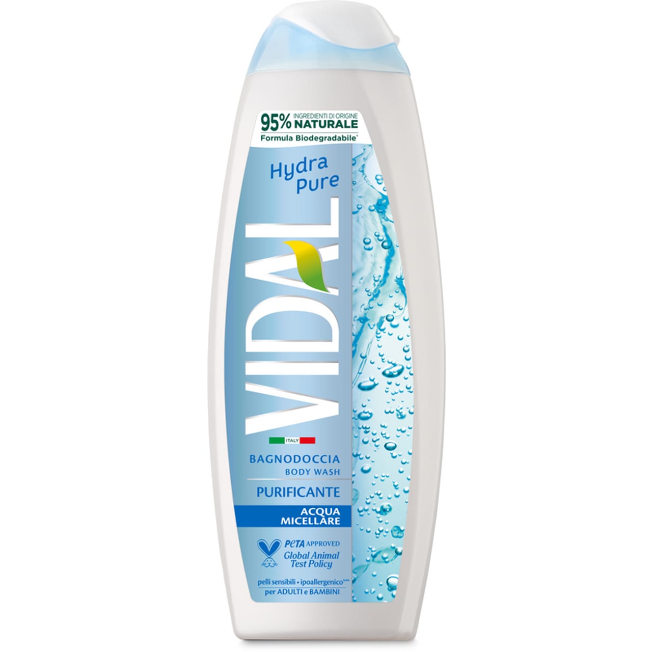 VIDAL BAGNODOCCIA 500ML HYDRA PURE PURIFICANTE ACQUA MICELLARE