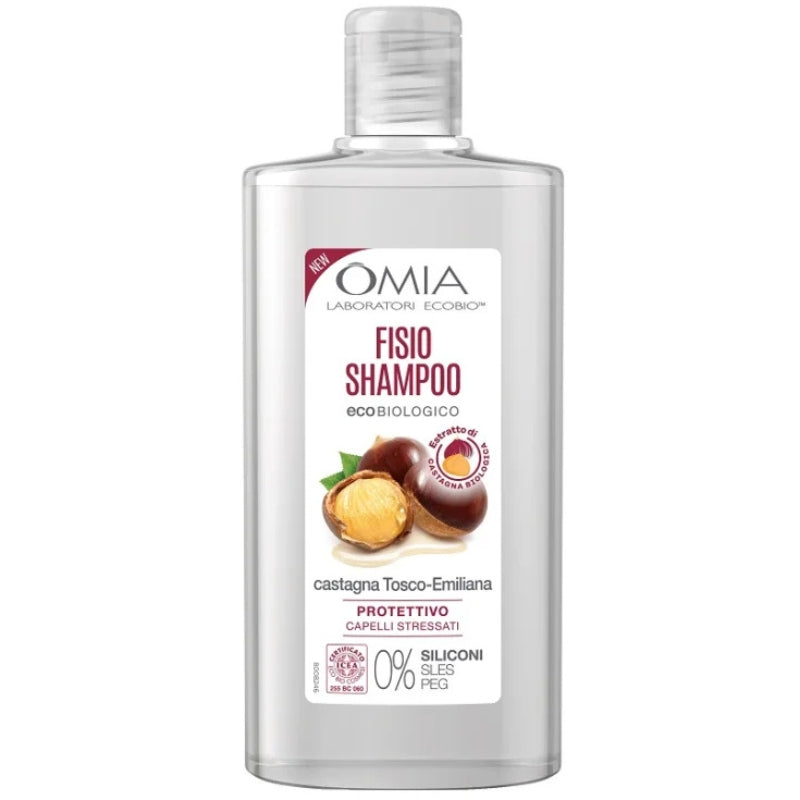 OMIA FISIO-SHAMPOO 250ML CASTAGNA TOSCO-EMILIANA PROTETTIVO CAPELLI STRESSATI
