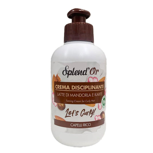 SPLEND'OR CREMA DISCIPLINANTE 200ML LET'S CURLY CAPELLI RICCI LATTE DI MANDORLA E KARITE'