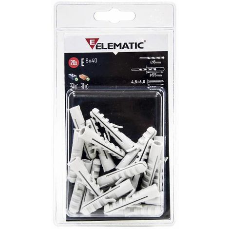 ELEMATIC TASSELLI E/VA 8X40 10PZ