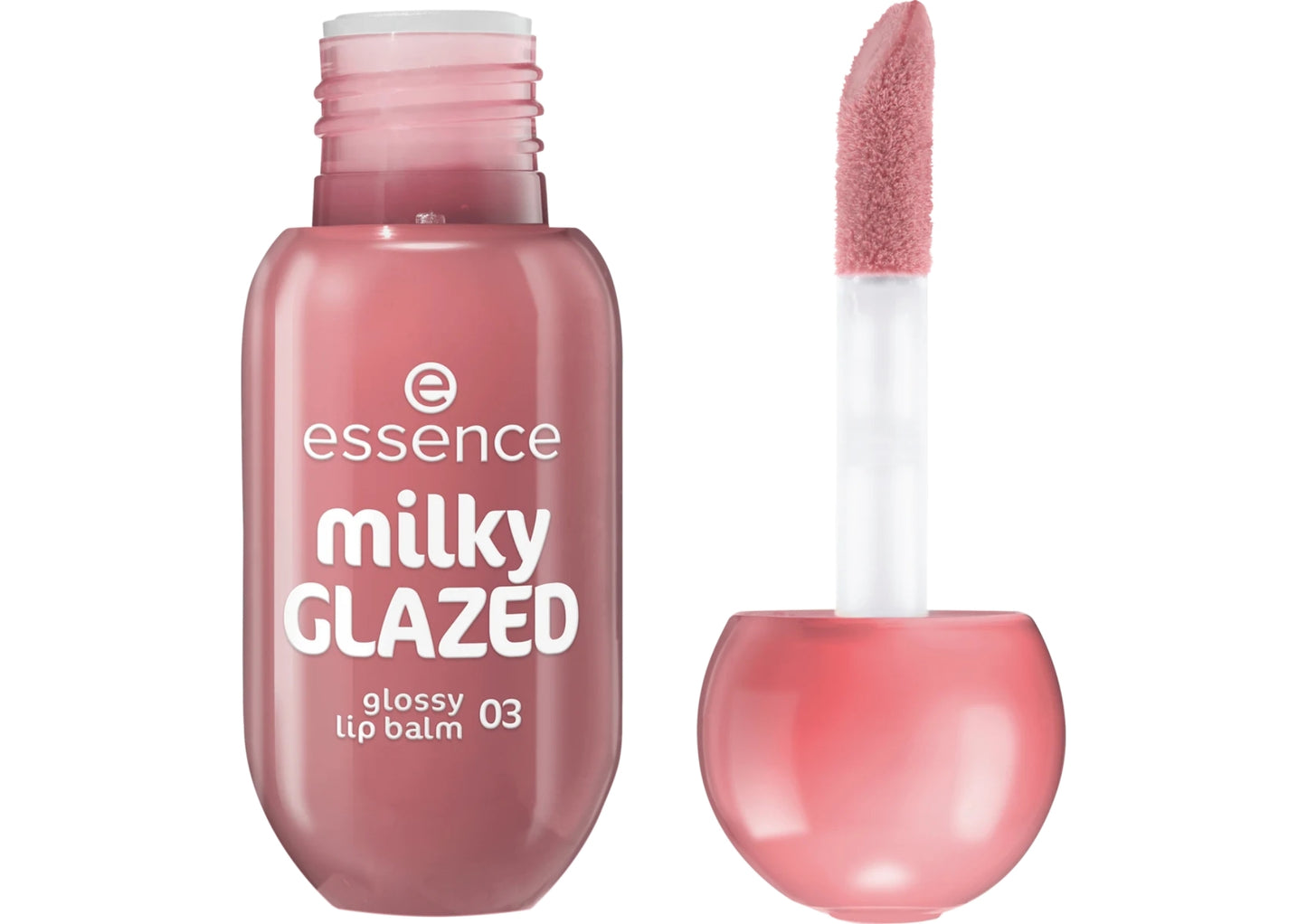 ESSENCE MILKY GLAZED GLOSSY LIP BALM BALSAMO LABBRA 03 CREAM OF THE CROP