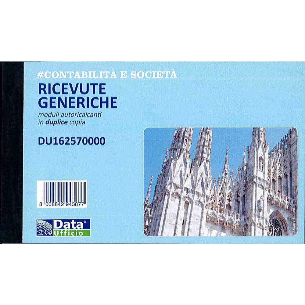 DATA UFFICIO RICEVUTE GENERICHE DUPLICE COPIA