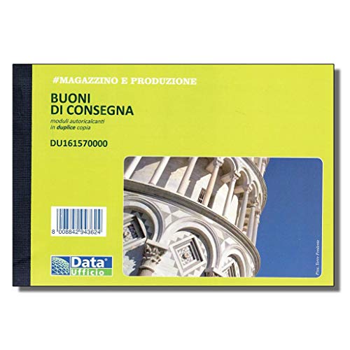 DATA UFFICIO BUONI DI CONSEGNA DUPLICE COPIA 12X17 AUTORICALCANTI