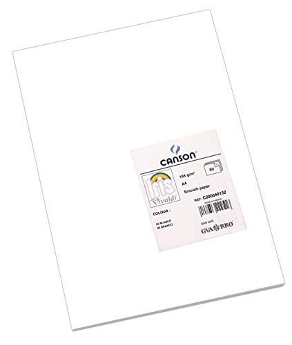 CANSON A4 SMOOTH PAPER 185G/M2 BIANCO