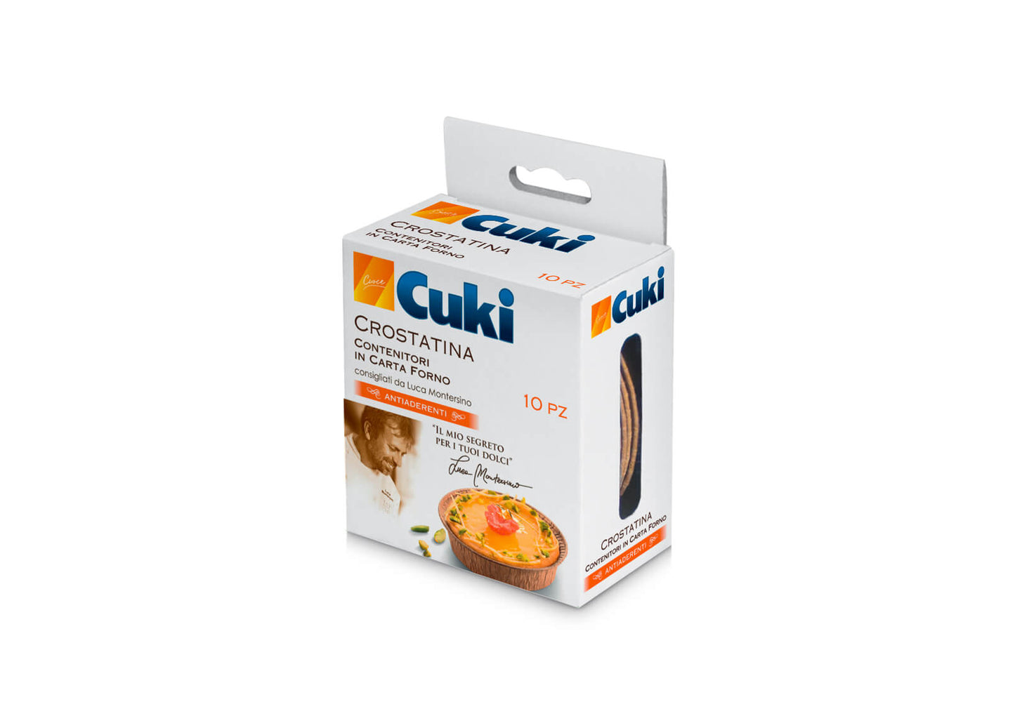 CUKI CUOCE CROSTATINA CONTENITORI IN CARTA FORNO 10PZ CM.9,2X1,9H