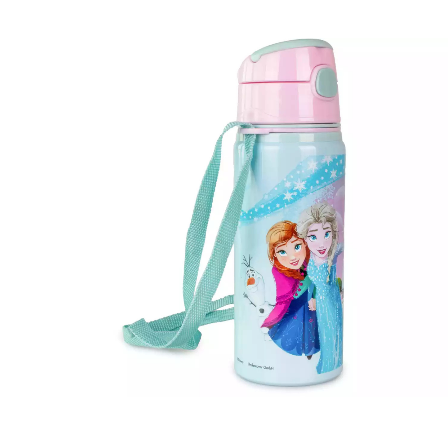 FROZEN DISNEY BORRACCIA IN ALLUMINIO 600ML CON CANNUCCIA