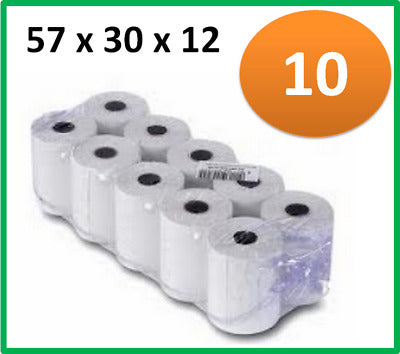 ROTOLI TERMICI CASSA 57X30 F.12 10PZ