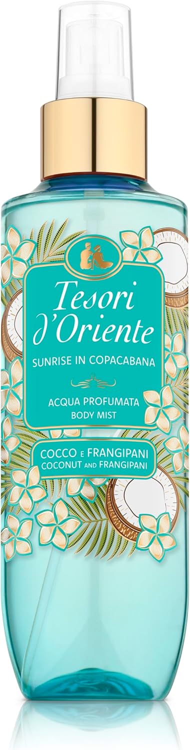 TESORI D'ORIENTE ACQUA PROFUMATA 200ML SUNRISE IN COPACABANA COCCO E FRANGIPANI