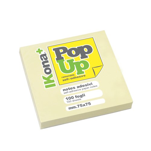 IKONA+ POP UP NOTES ADESIVI 100 FOGLI MM.75X75