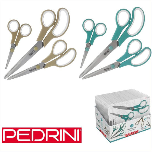 PEDRINI SET 3 PZ FORBICI IN BLISTER W2065 COLORI ASSORTITI