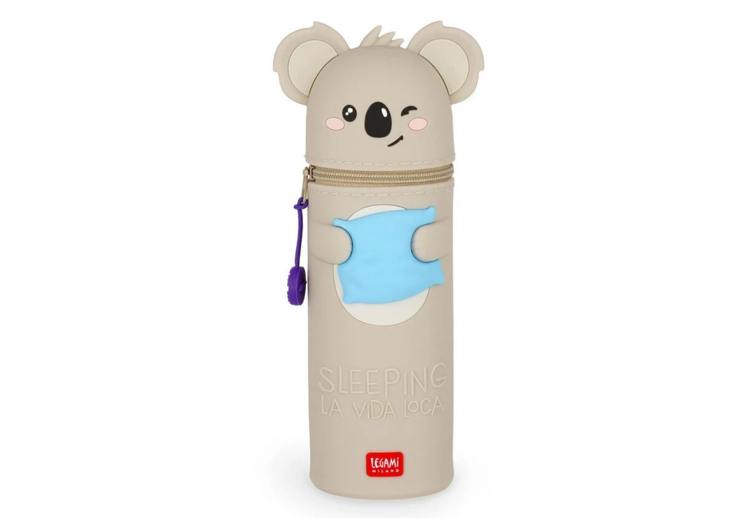 LEGAMI MILANO ASTUCCIO 2 IN 1 IN SILICONE KAWAII SUPER SOFT KOALA "SLEEPING LA VIDA LOCA"