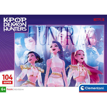 CLEMENTONI K-POP DEMON HUNTERS PUZZLE 6+ 104 SUPER MIS 48,5X33,5