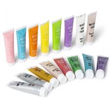 CWR DECO COLORI ACRILICI TUBETTO CLASSICI 21ML 8PZ CON PENNELLO