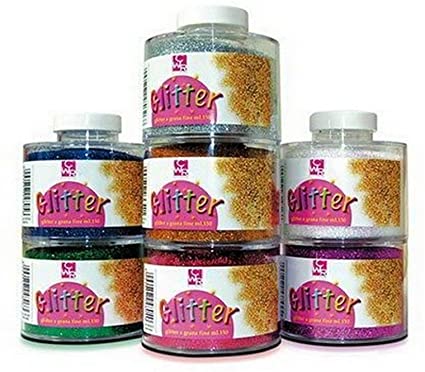 CWR DECO GLITTER ECO A GRANA GROSSA 120ML ARGENTO