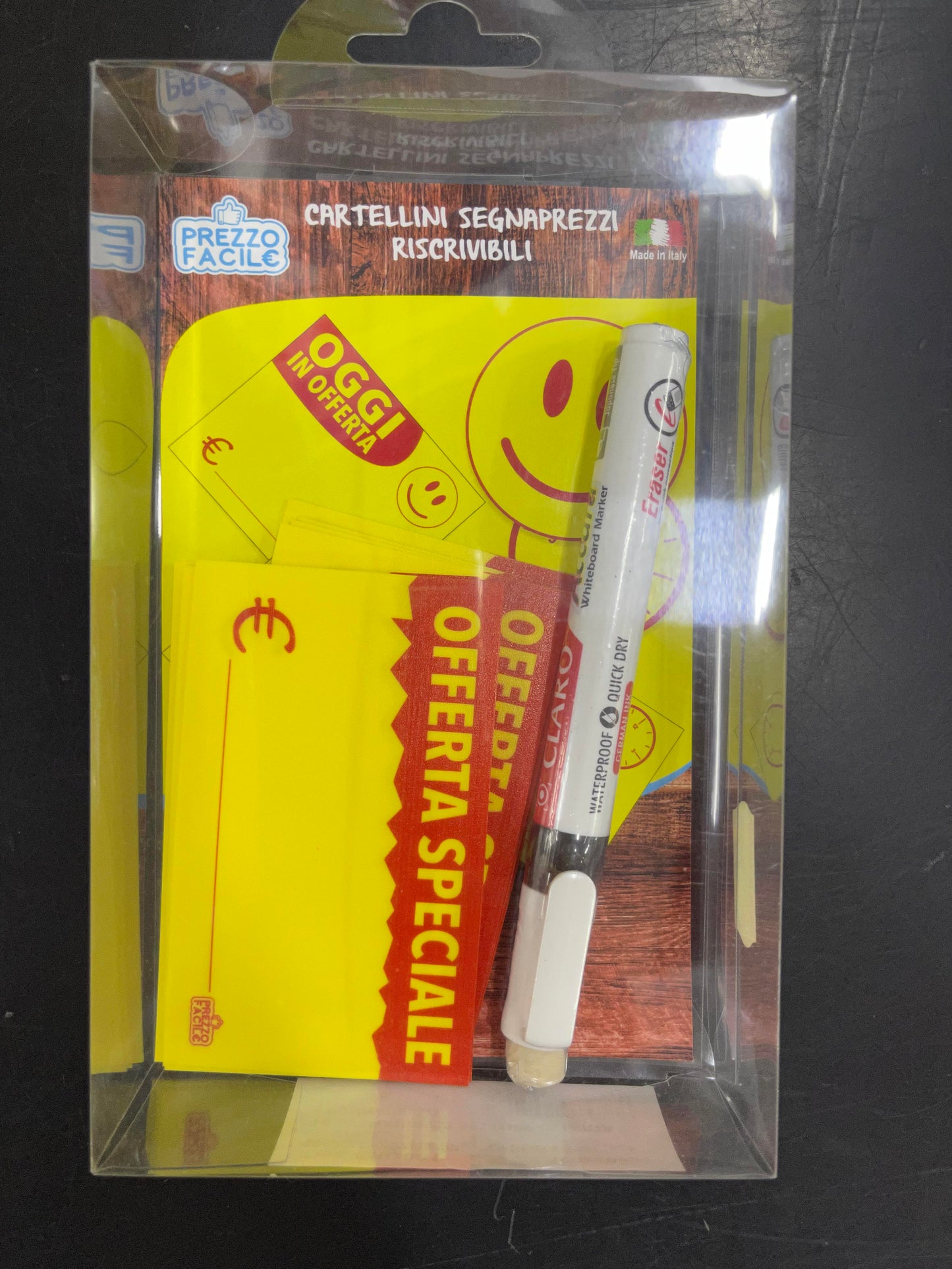 PREZZO FACILE CARTELLINI SEGNAPREZZI RISCRIVIBILI