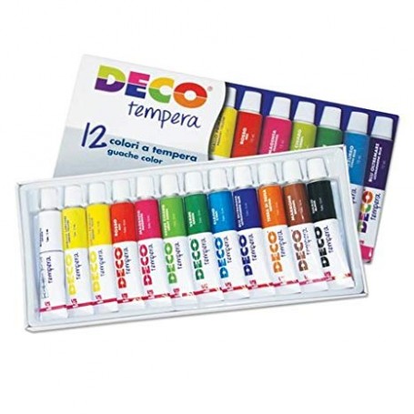 CWR DECO 12 COLORI A TEMPERA 12ML CADAUNO